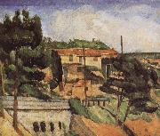 Paul Cezanne Railway Bridge oil